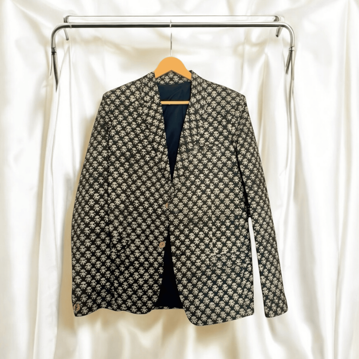 Handblock Printed blazer (Small)
