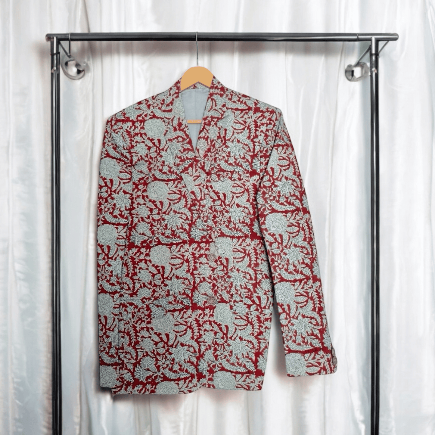 Handblock Printed blazer (Small)