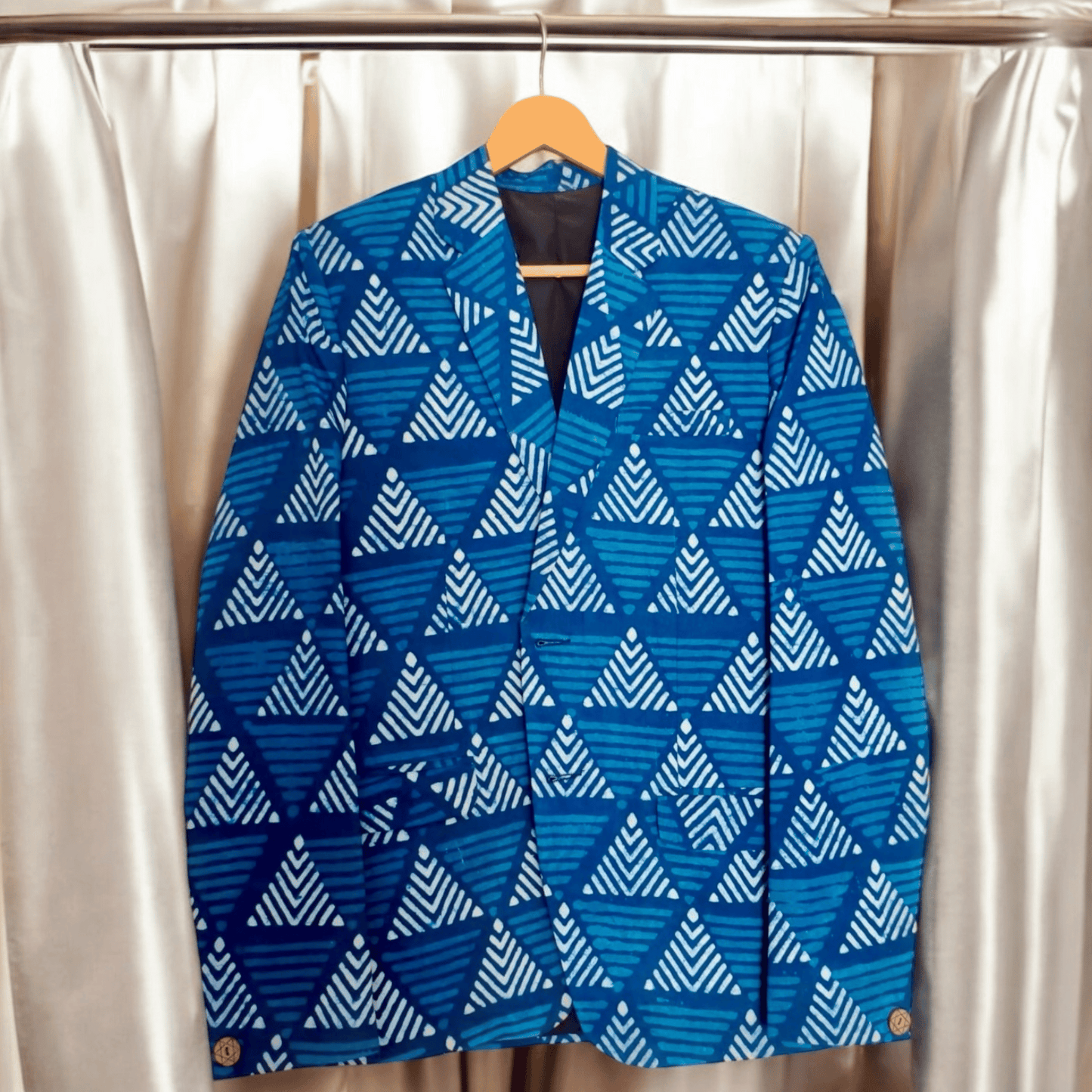 Handblock Printed blazer (Small)