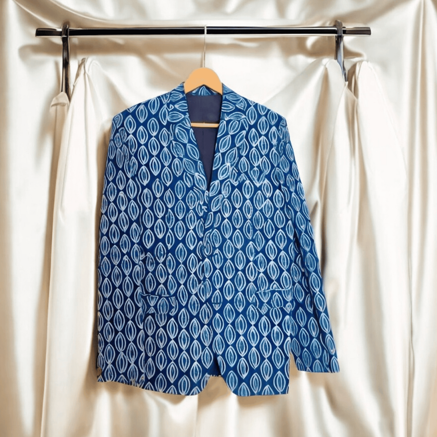 Handblock Printed blazer (Small)