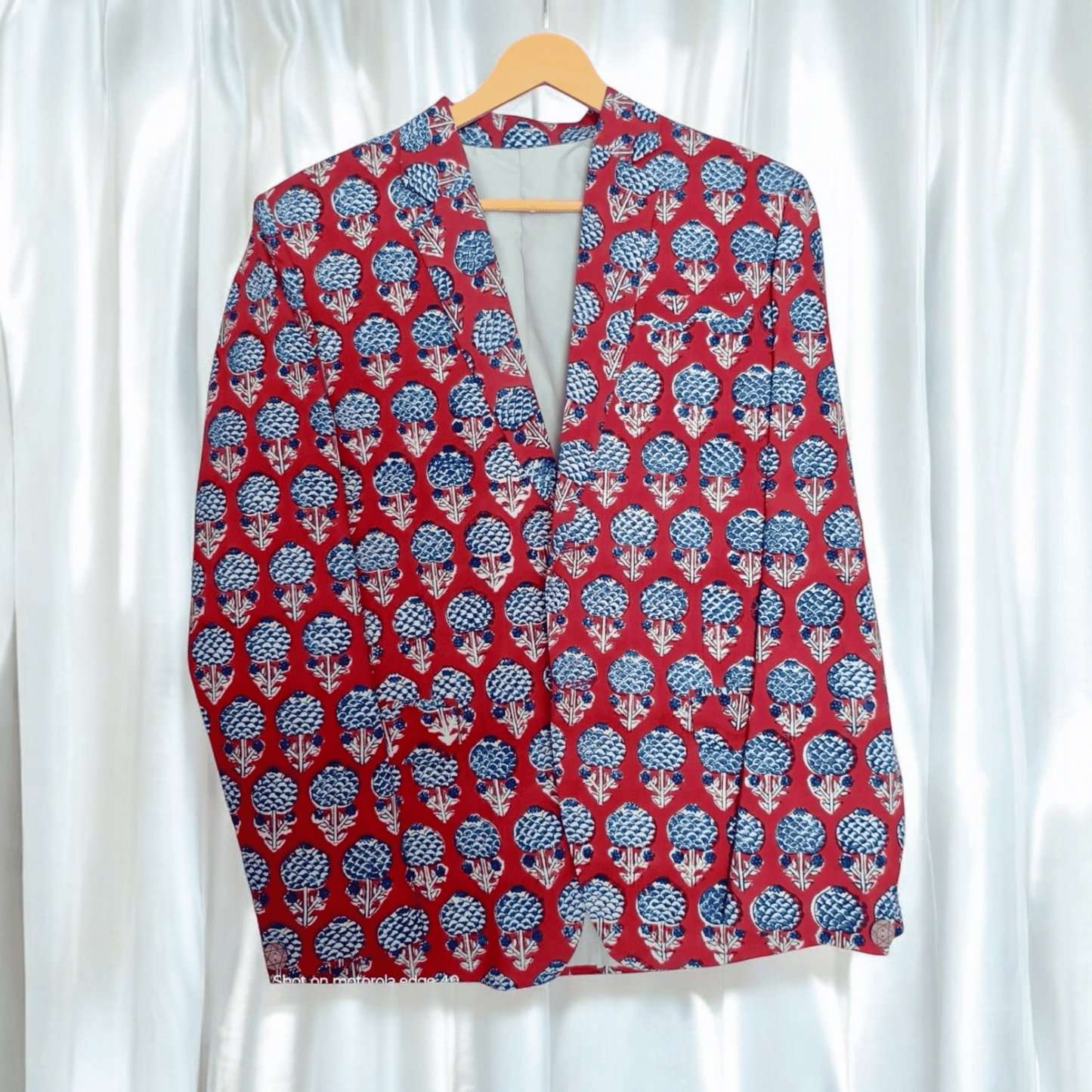 Handblock Printed blazer (Small)