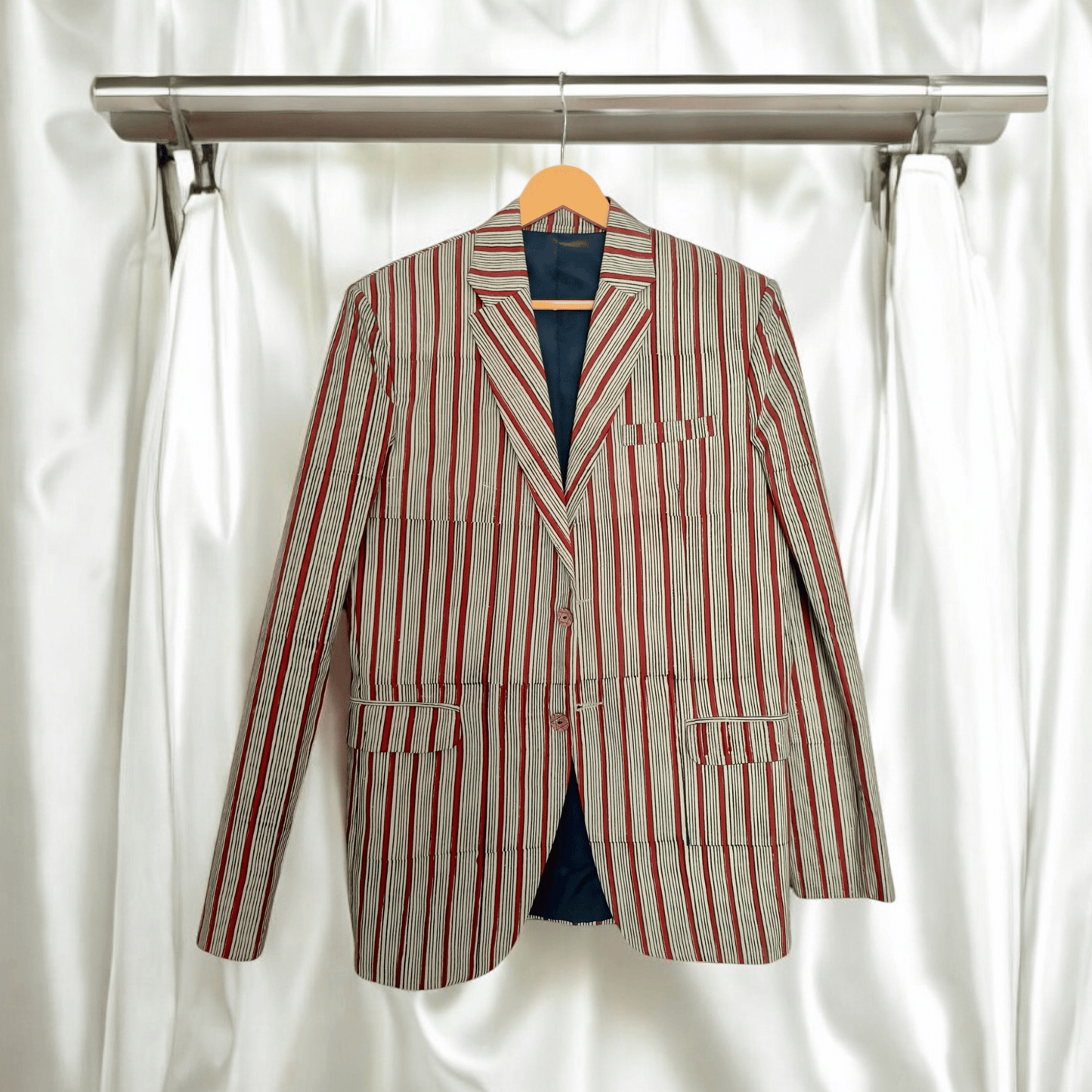 Handblock Printed blazer (Small)
