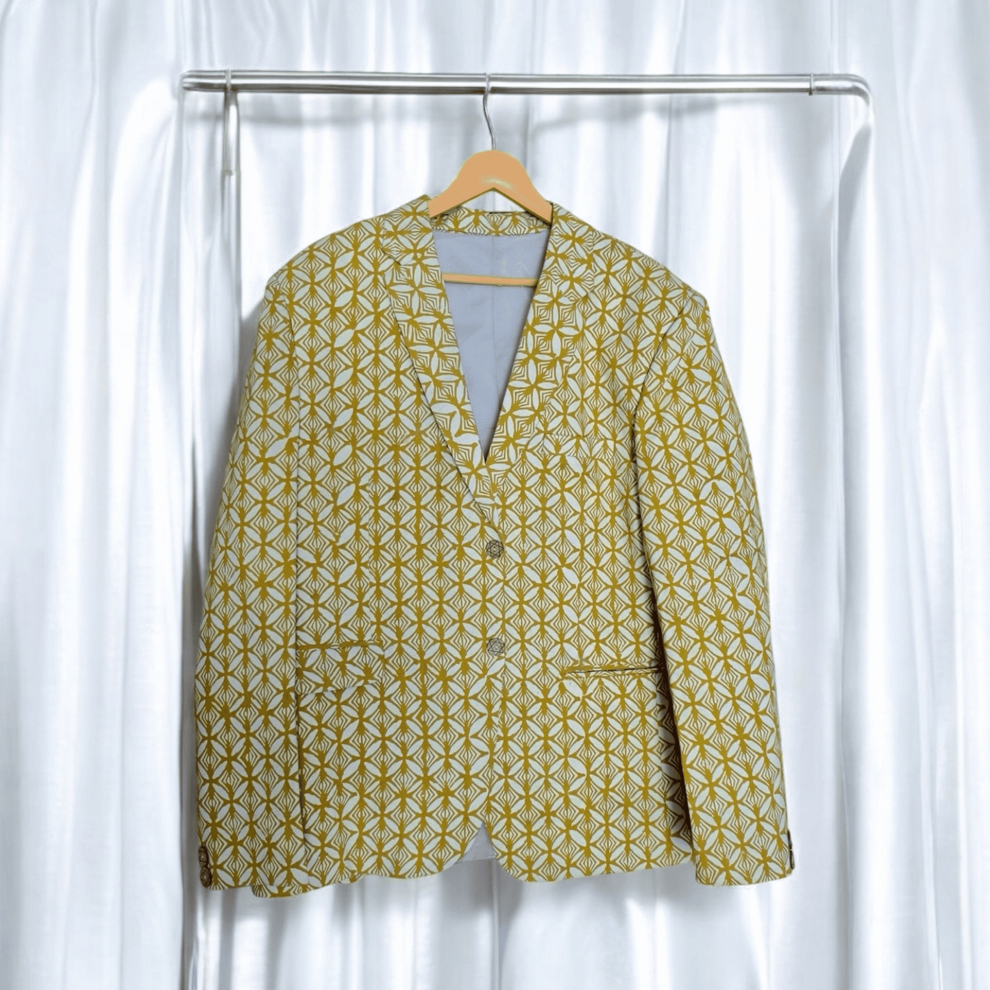 Handblock Printed blazer (Small)