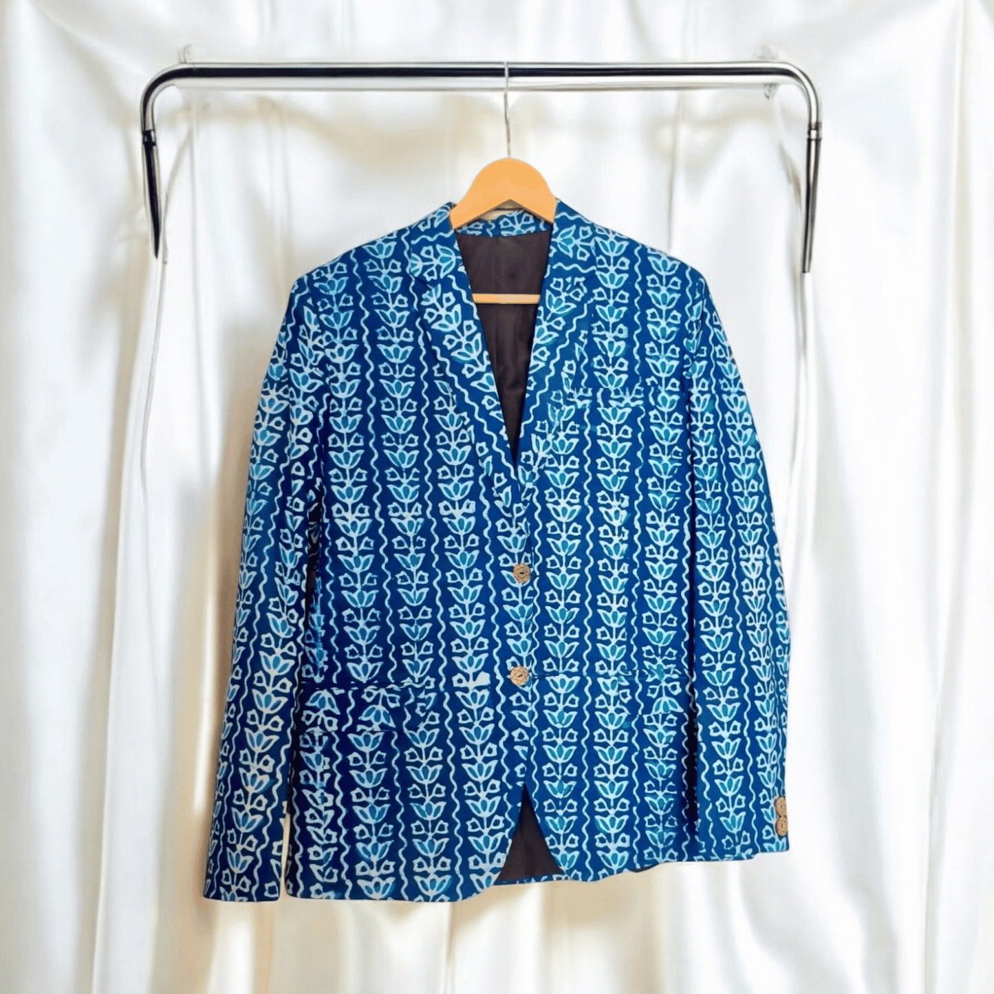 Handblock Printed blazer (Small)
