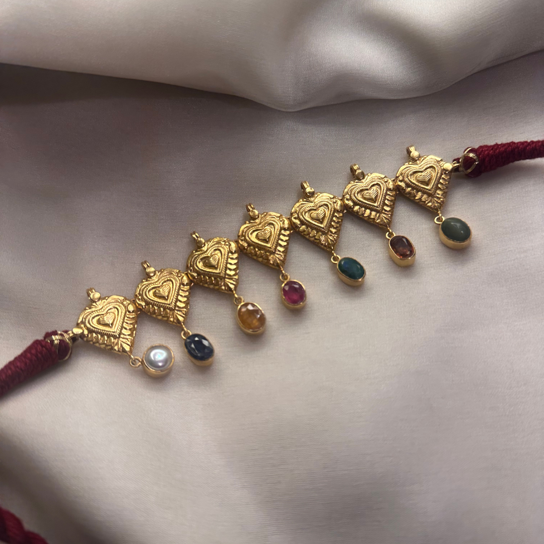 Navratan Neck Piece