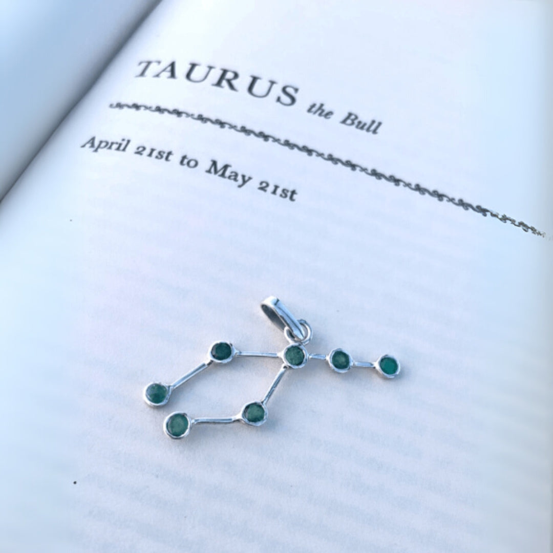 Zodiac Constellation Taurus Pendant