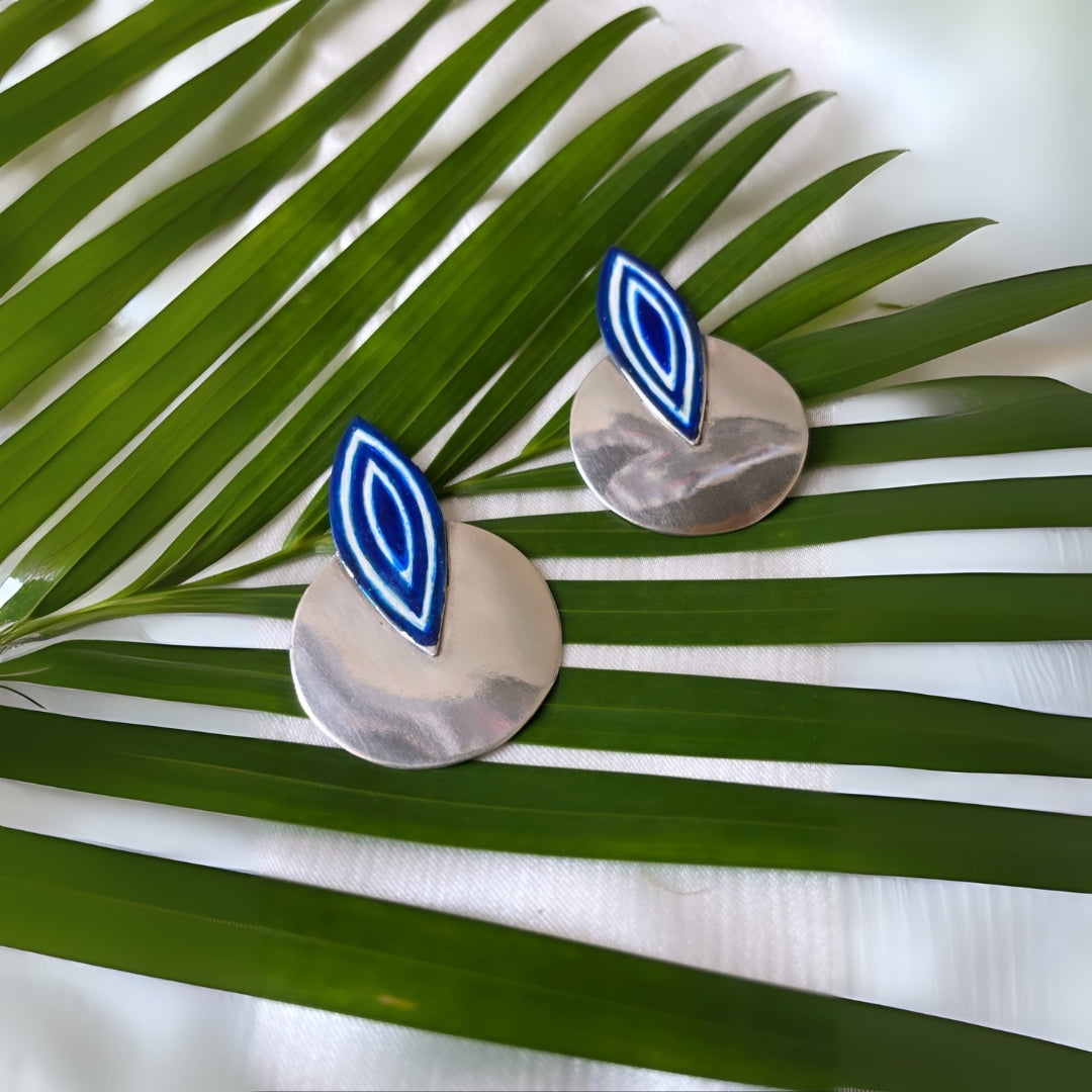 Third Eye Hand Painted Earrings