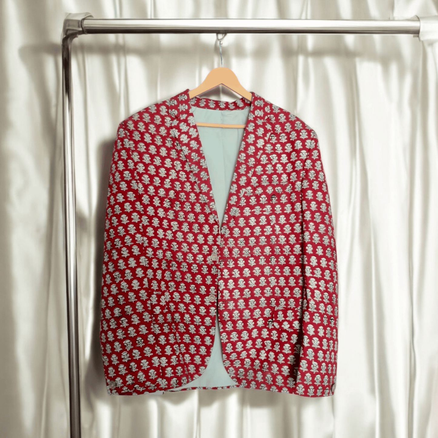 Handblock Printed blazer (Medium)