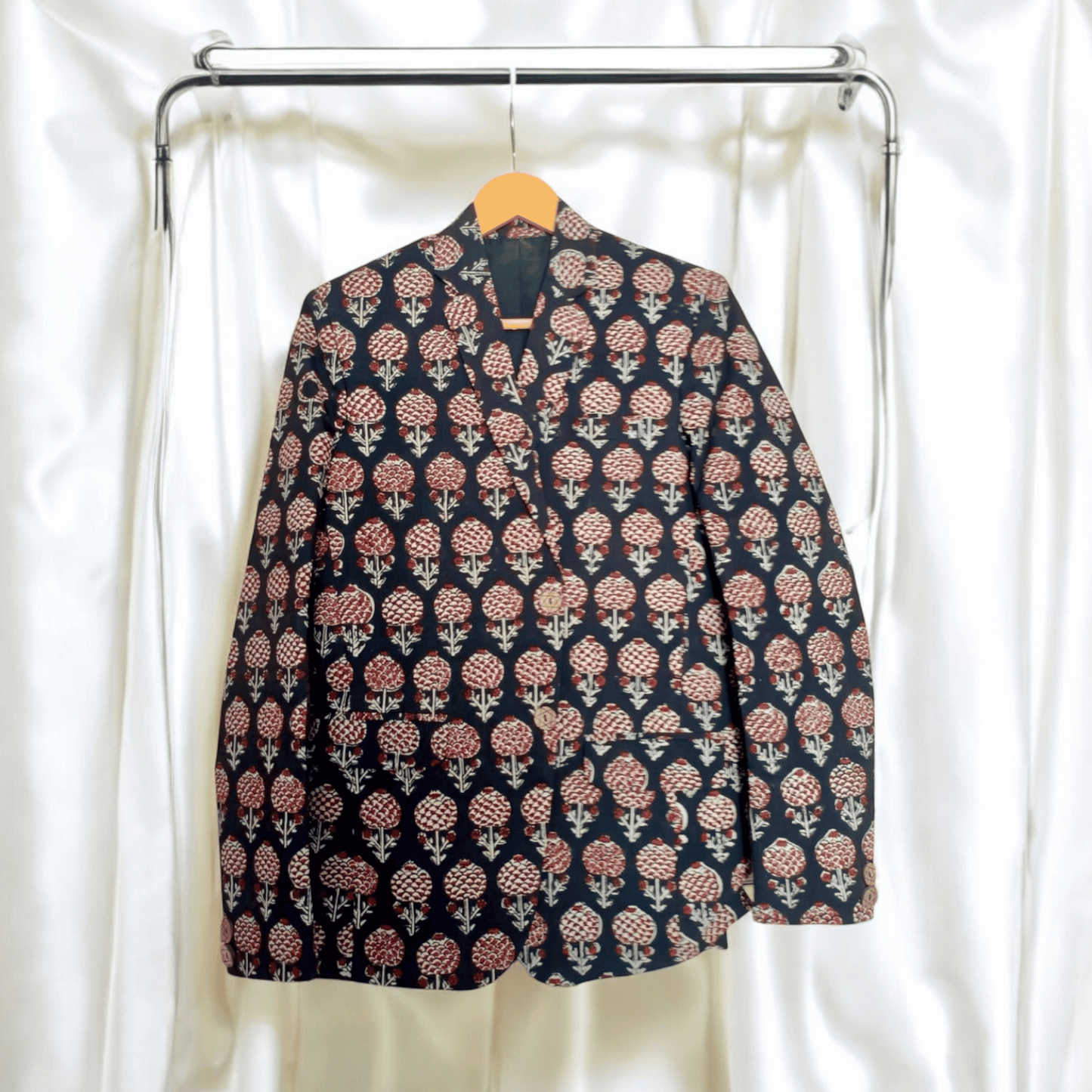 Handblock Printed blazer (Medium)
