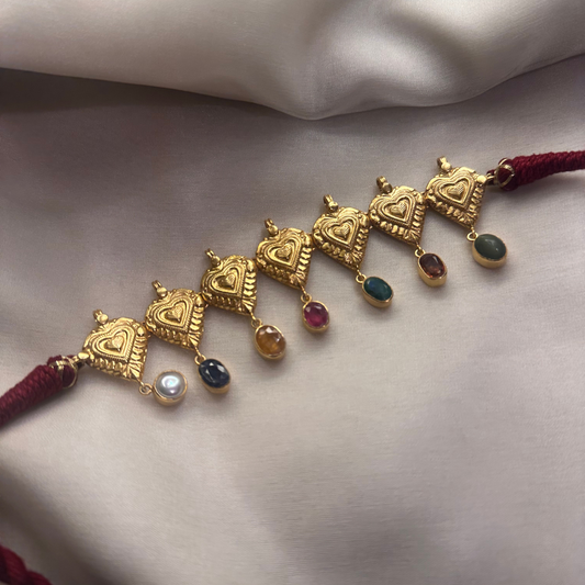 Navratan Neck Piece