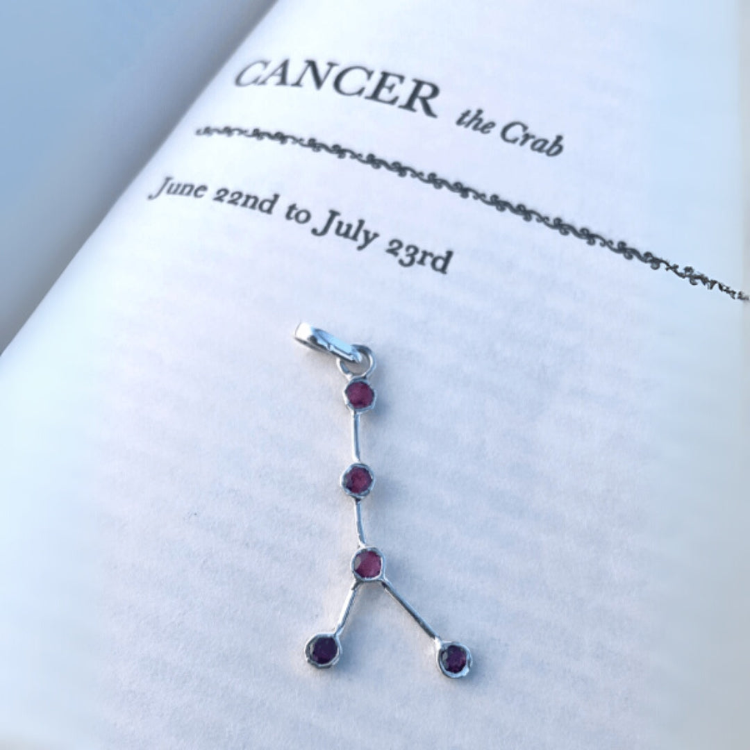 Zodiac Constellation Cancer Pendant