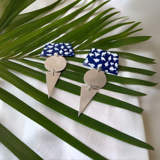 Chidiya Hand Painted Earrings