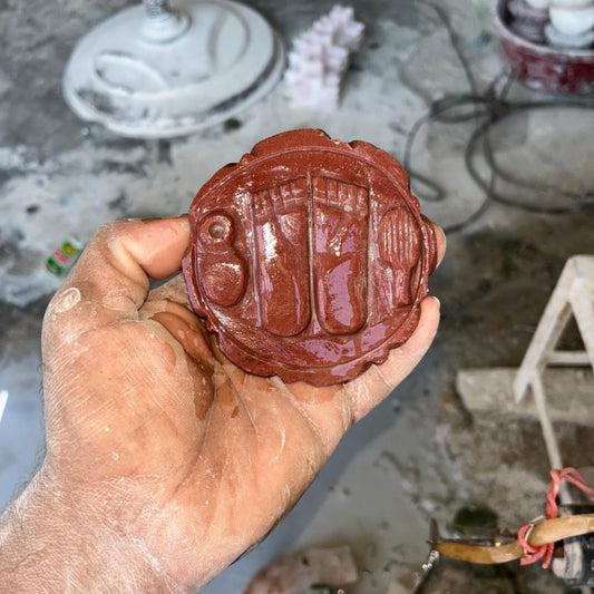 Hand Carved Padukas - Stone