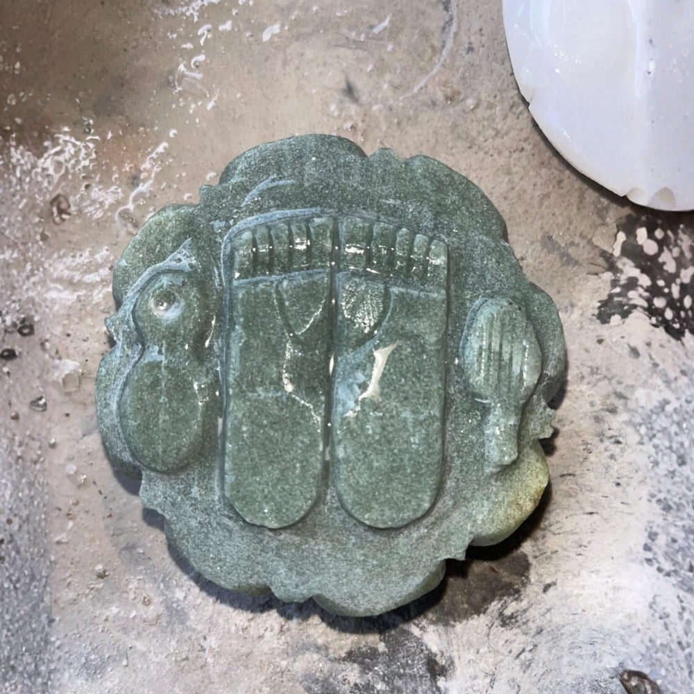 Hand Carved Padukas - Stone