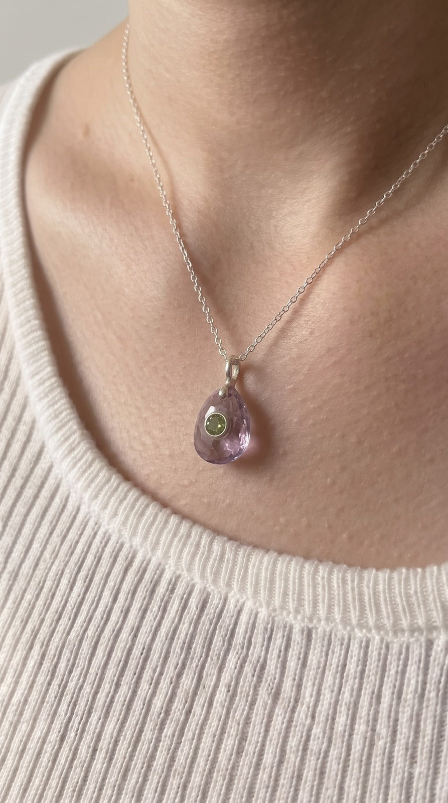 Stone Drop Pendants